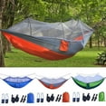 thumbnail image 1 of GustaveDesign Portable Camping Hammock 2 Person Double Backpacking Hammock For Camping, Outdoor, Hiking, Travel, Beach, Yard - Orange, 1 of 7