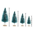thumbnail image 5 of Artificial Mini Christmas Trees, 24/45 Pcs Sisal Snow Trees Bottle Brush Christmas Trees Pine Trees Ornaments Crafting Displaying Decoration, Tabletop Xmas Tree for Home, Party, 5 of 10
