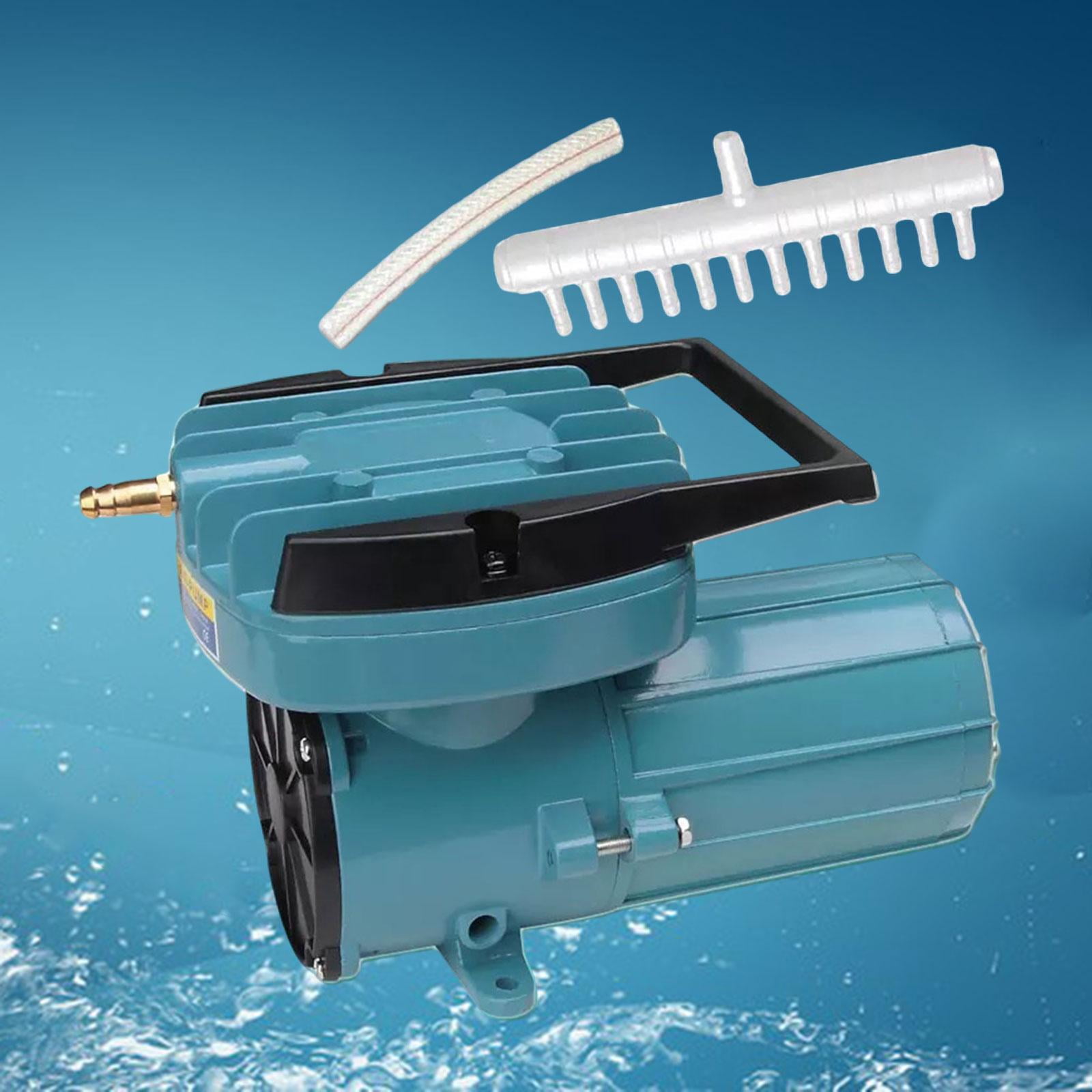 TOOYFUL Aquarium Air Pump DC 12V Pump Tool Accessory Pond Aerator Metal Pump for Outdoor Pond Hydroponics 255x140x165mm