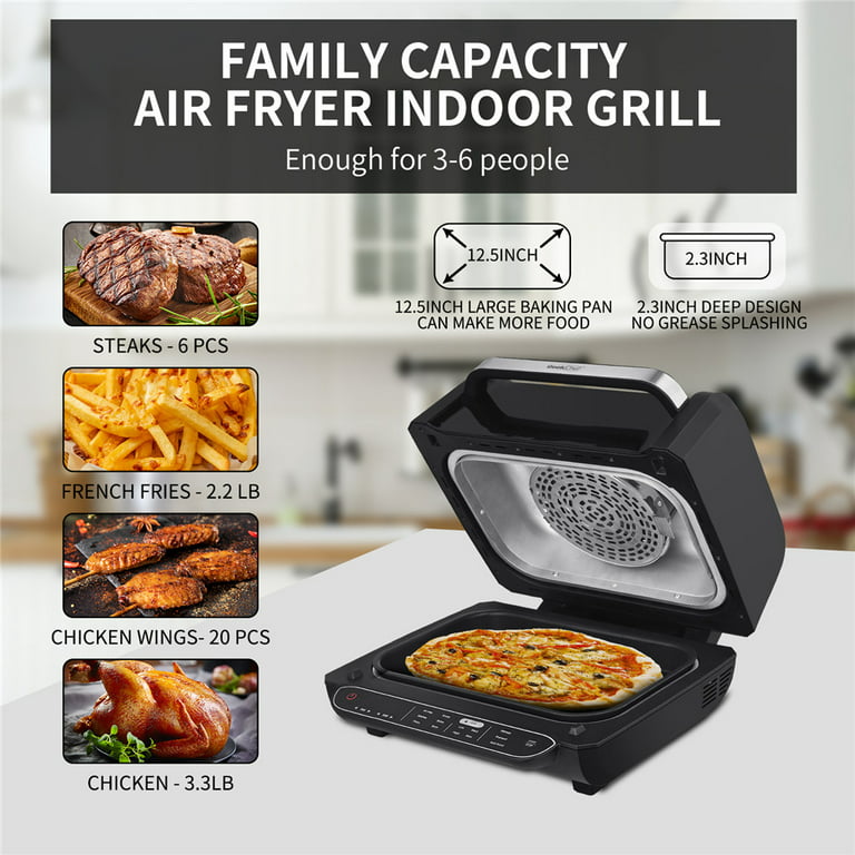 6pcs Double Basket Airfryer Parts For Ninja Foodi Af300uk Af400uk