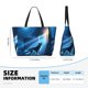 thumbnail image 4 of Easygdp A Wolf Barks Out A Window Bolsa de Viaje de Playa de Gran Capacidad, Bolsa Tote Perfecta para la Playa, Escapadas de Fin de Semana y Viajes, 4 of 7