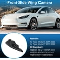 thumbnail image 2 of Cámara de ala lateral derecha para Tesla Model 3 y Model Y 2017-2022 Reemplazo de cámara de asistencia de estacionamiento, 2 of 7