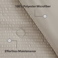 thumbnail image 3 of Mainstays King Comforter, Reversible Down Alternative, All-Season, Beige Seersucker, 3 of 9