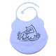 thumbnail image 2 of Babero impermeable para pequeños Baberos infantiles de silicona impermeables ajustables de 2 piezas con gran enrollado, 2 of 9