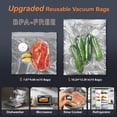 thumbnail image 4 of HSJAYAH Scelleuse sous Vide avec 30 Sacs, Scelleuse Portative avec Réservoir d'Eau Visible, Portable pour une Fraîcheur 6X, sous Vide et Rangement de Cuisine, 4 of 7
