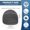 thumbnail image 2 of Gorro interior para casco Uxcell para hombres, sombreros que absorben el sudor, gorras elásticas para debajo de cascos para correr, bicicleta, motocicleta y ciclismo en gris oscuro, 2 of 7