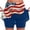 ZA Blue, variant on Htigea 250th Anniversary Skorts for Women Fourth of July High Waisted Golf Athletic Skort Trendy Stars Stripes Flower Print Skirts with Built in Shorts ZA Dark Blue M