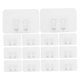 thumbnail image 5 of unbranded 40Ud Clips Transparentes Para Fijar Alfombrillas De Carro Sin Daño Y Protección De Alfombra, 5 of 7