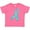 Hot Pink, variant on Inktastic Teal Awareness Ribbon Girls Toddler T-Shirt