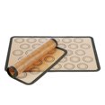 thumbnail image 3 of Amdohai 2Pcs Non-Stick Silicone Macaron Baking Mat Oven Pastry Dessert, 3 of 7
