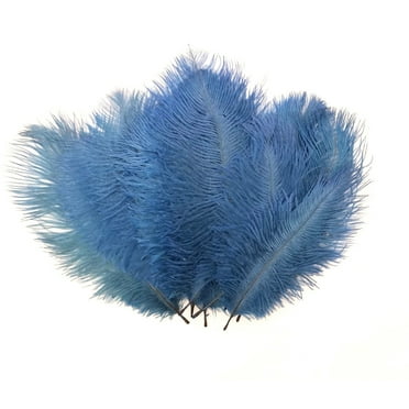Efavormart 12 Pack | 13"-15" Black Natural Plume Real Ostrich Feathers ...
