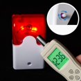 thumbnail image 1 of Sensores de agua Alarma de nivel de agua Alarma fácil de usar de nivel de agua estroboscópico rojo fácil de usar para el sótano del acuario 1m, 1 of 10