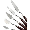 thumbnail image 5 of 5 uds cuchillos de paleta, cuchillos de pintura de acero inoxidable, arte de raspador de pintura para cuchillo de paleta de colores mezclados para pintura al óleo pintura acrílica esquí esquí Gafas de esquí, 5 of 5