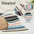 thumbnail image 3 of Black Pink Blue Striped Pillow Covers 24x36 Inch Cal King Size, Modern Stripes Art Farmhouse Decorative Pillowcase with Zipper, Microfiber Pillow Protector, Breathable Pillowcases for Couch Sofa Bed, 3 of 9