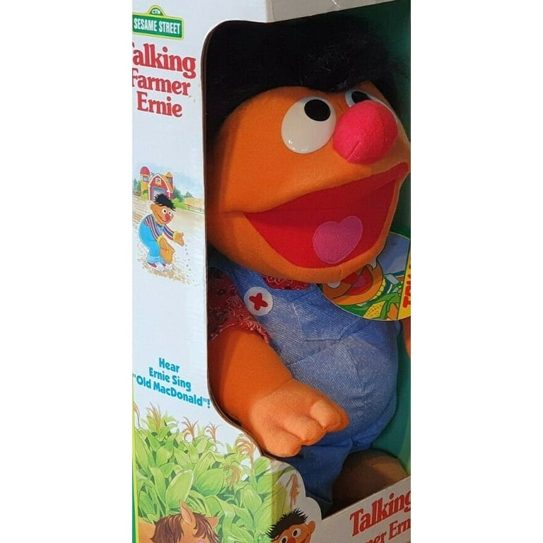 1995 Talking Farmer Ernie Sesame Street Tyco - Main Image