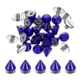 thumbnail image 1 of Kit de Clous et Pointes 20Ensemble, Pointes Conique 7.5 x 8mm Rivets Punk Rock, Bleu, 1 of 7