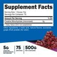 thumbnail image 2 of Nutricost Creatine Monohydrate Powder (Grape, 500 Gram) - Micronized Creatine Supplement - Vegan, Non-GMO, Gluten Free, 2 of 2