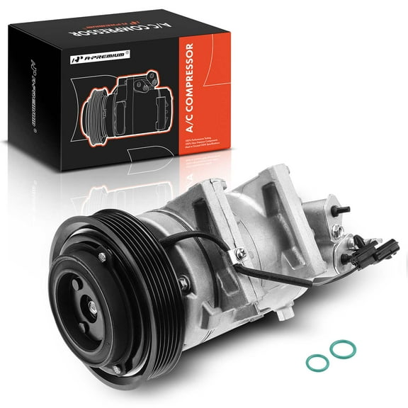 A-Premium AC Compressor with Clutch Compatible with Nissan Rogue 2008 2009 2010 2011 2012 2013 2014 L4 2.5L
