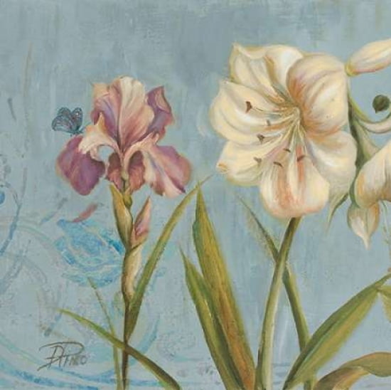 The Garden in Blue I Canvas Art - Patricia Pinto ()