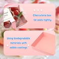 thumbnail image 3 of Pink Charcuterie Boxes with Clear Lids - Set of 50, 7x7x4 Disposable Food Containers with Lids, Bakery Boxes for Swiss Roll, Sandwich, Strawberries, Slice Cake, Cookies, 3 of 6