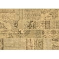 thumbnail image 1 of Ahgly Company Indoor Rectangle Patchwork Brown Transitional Area Rugs, 8' x 12', 1 of 4