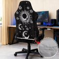 thumbnail image 4 of HUIACONG Gothic Sun Moon Gaming Chair Covers with 2 Pieces Armrest Covers Comfortable Desk Chairs Covers Slipcover Protectors for Home, Office Decorations, 4 of 8