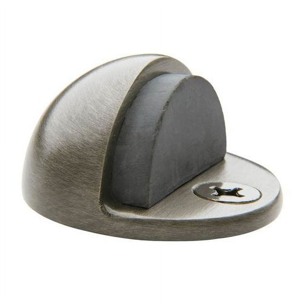 Baldwin 4000.150 Floor Type Half Dome Door Bumper, Satin Nickel
