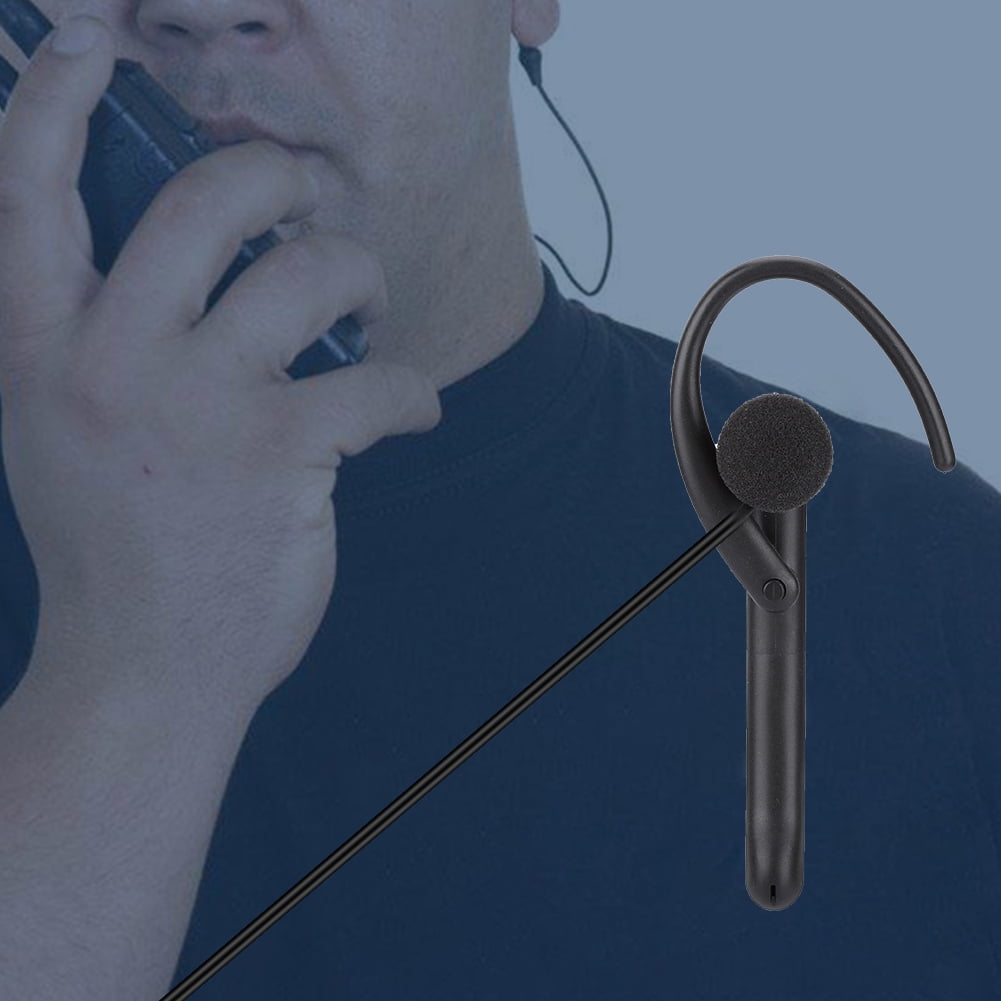 2 Pin Earpiece Headset Rotatable Clip Earpiece Headset For Military Low