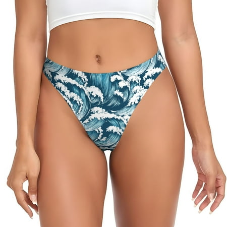 Sigee Ocean Waves for Women s G-String Sexy  Low Rise  Soft Lace Perfect for Special Occasions-Small