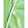 thumbnail image 6 of Alvivi Boys Girls Shiny Party Vest Sleeveless Waistcoat Hip-hop Jazz Dance Performance Costume Light Green 9-10, 6 of 7