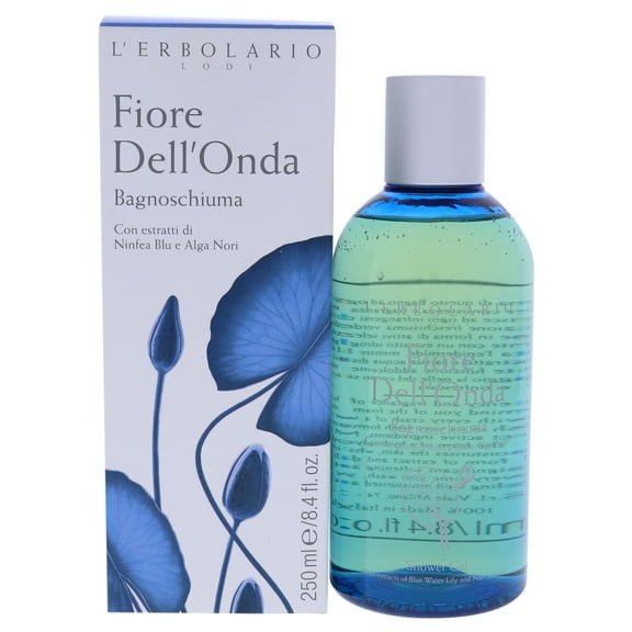 L'Erbolario Fiore Dell'Onda Shower Gel Body Wash, Scented Body Wash, 8.4 oz