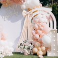 thumbnail image 6 of Guvpev Christmas Tree Topper Bow, 67x16 Inch Rose Gold Extra Large Room Decor Ribbon Bow for Wedding, Valentine's Day, Birthday Party Decor, Giant Xmas Decorations for Christmas Tree, Mantel, Wall, 6 of 14
