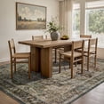 thumbnail image 7 of FEELHOME 9'x12' Area Rug Machine Washable Soft Vintage Distressed Non Slip Carpet for Living Room Bedroom Dining Room Brown, 7 of 7