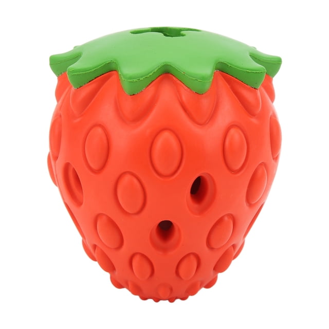 Dog Toys Indestructible Offensive Play Interaction Teething Chewing Rubber Dog ToysRed