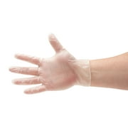 [200 Pack] Clear Disposable Food Service Gloves, Vinal Cooking Glove, Size: X-Large, Latex Free, Thick: 2 Mil, Food-Grade Safe Supplies
