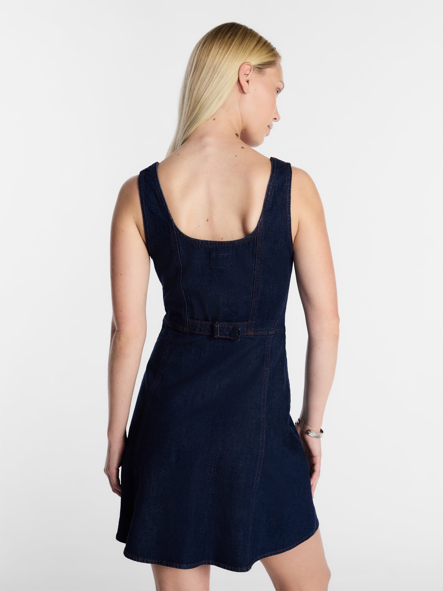 Kacey Lee Women's Denim Mini Dress, Sizes XS-XXL