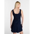 thumbnail image 3 of Kacey Lee Women's Denim Mini Dress, Sizes XS-XXL, 3 of 5