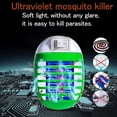 thumbnail image 2 of Lámpara eléctrica UV para matar mosquitos, mata moscas, mata insectos, mata mosquitos con luz nocturna - Desparasitante físico con descargas ultravioleta y eléctricas, 2 of 5