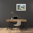 thumbnail image 3 of Withaar, Reint 32x22 White Modern Wood Framed Museum Art Print Titled - Fishing men, 3 of 4