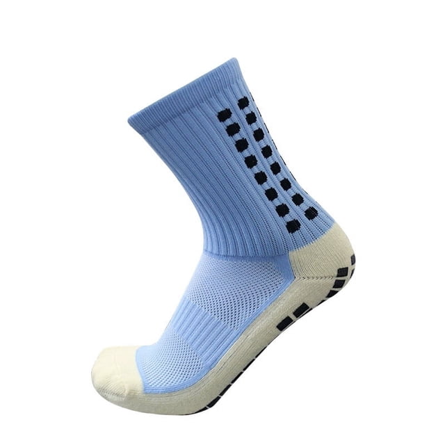Calcetines de fútbol antideslizantes dispensados para hombres y mujeres, calcetines de tubo God, película de fricción cuadrada, toalla engrosada, pies inferiores