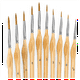 thumbnail image 1 of Detail Brushes Set of 10 Brushes Thin Brushes for Acrylic, Watercolor, Face, Nails, Scale Model Painting, Line Drawing, 1 of 5