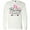 AA-White, variant on Inktastic Baby on Board with Arrow Pink Footprints and Hearts Long Sleeve T-Shirt