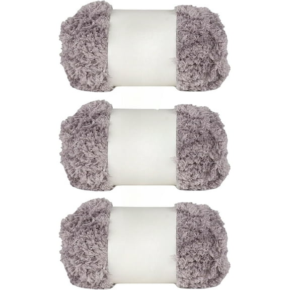 Fluffy Bulky Yarn – Super Soft Chunky Fuzzy Blanket Weight # 5 Yarn for Knitting Crocheting Crafting