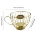 thumbnail image 3 of Injueey Cesta de almacenamiento con forma de café, soporte hueco de Metal, soporte para alimentos vegetales, organizador de gran capacidad, Almacenamiento y organización del hogar, 3 of 6
