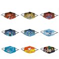 thumbnail image 1 of Mascarilla facial Anime Fairys Tails, 9 unidades/lote de algodón, 22,5 x 13,5 cm, 1 of 3