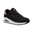 thumbnail image 1 of Tenis Casual SKECHERS UNO Mujer Memory Foam Original negro 23, 1 of 4