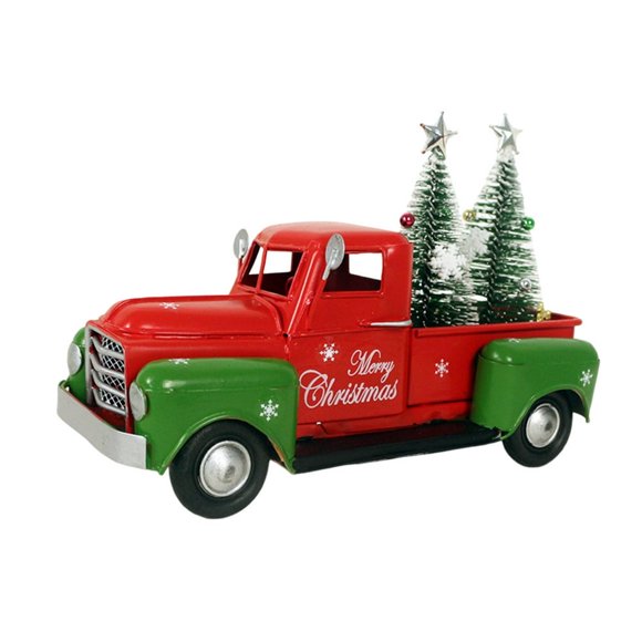 EASTIN Big Trucks Model Collectable Red Xmas Car Decor for Kids Large Red Truck