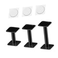 thumbnail image 2 of Luzkey 3Pcs Acrylic Combat Risers Display Stands,Flying Miniatures Shelf Organizer Holder Flights Rack for Tabletop Figures Toy Home Black, 2 of 8
