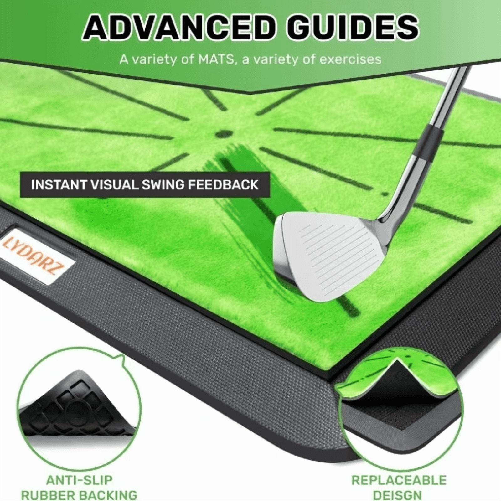 GtuiBugt Golf Hitting Mat Durable Non-Slip Training Indoor Outdoor 1-Pack 1.6x1.2x0.3