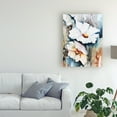 thumbnail image 3 of Trademark Fine Art 'Blooms Aquas II' Canvas Art by Leticia Herrera, 3 of 4